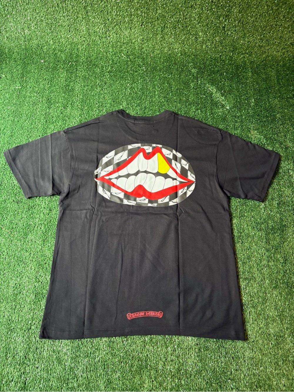 Chrome Black Men's Short Sleeve Graphic Tee - Picture 2 of 6